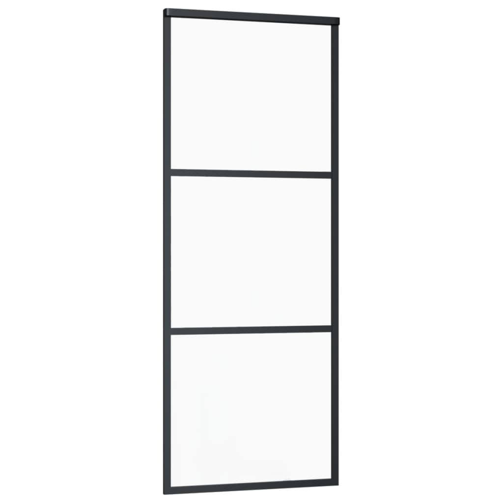Liukuovi Asennustarvikkeilla Esg Lasi Ja Alumiini 76X205 Cm