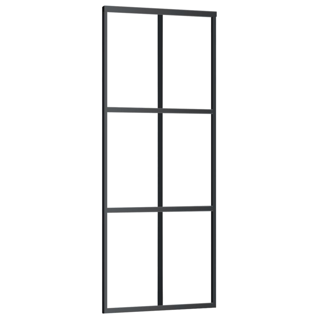 Liukuovi Asennustarvikkeilla Esg Lasi Ja Alumiini 76X205 Cm