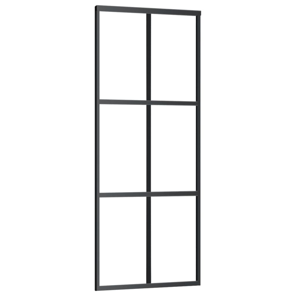 Liukuovi Asennustarvikkeilla Esg Lasi Ja Alumiini 76X205 Cm