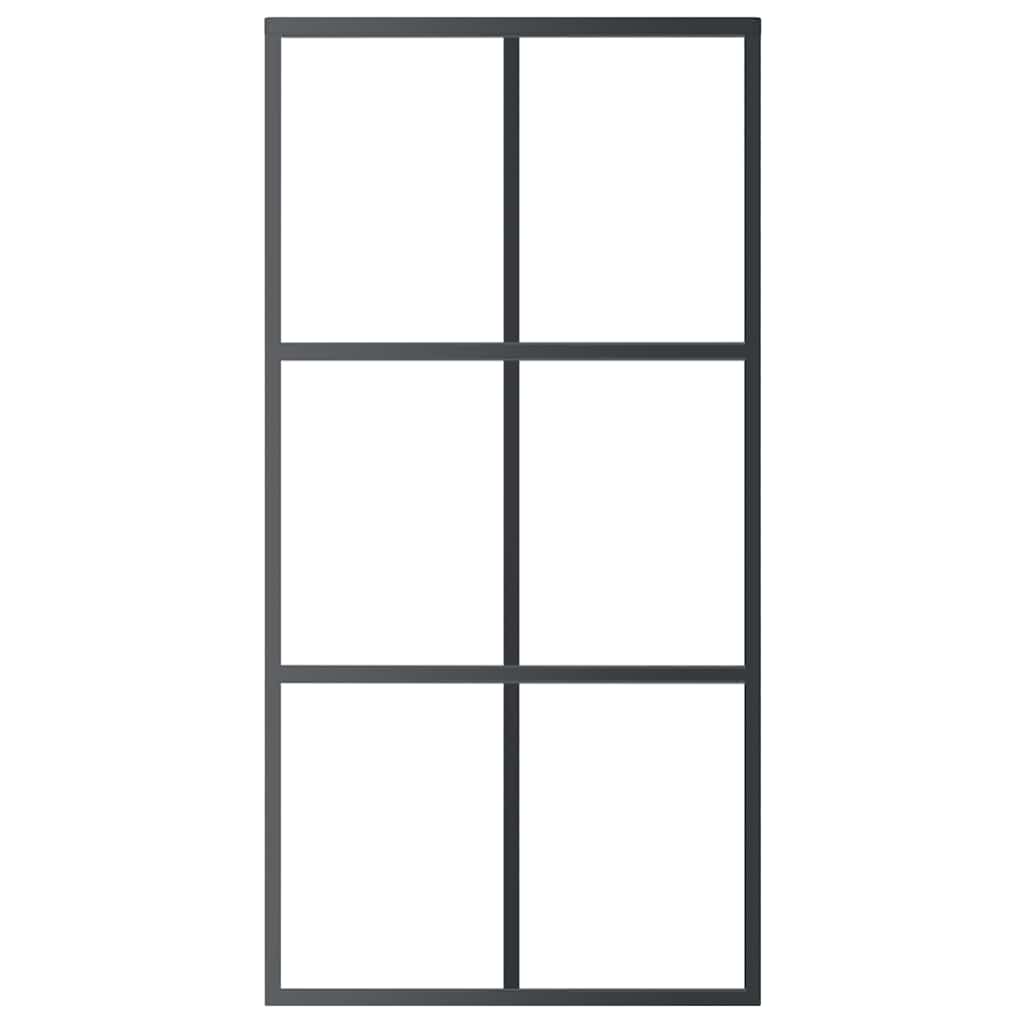Liukuovi Asennustarvikkeilla Esg Lasi Ja Alumiini 102X205 Cm