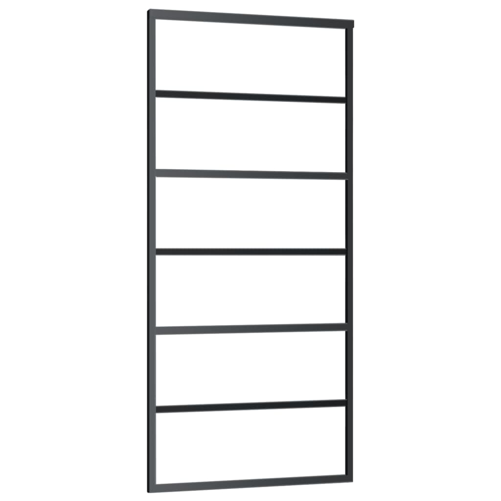 Liukuovi Asennustarvikkeilla Esg Lasi Ja Alumiini 90X205 Cm