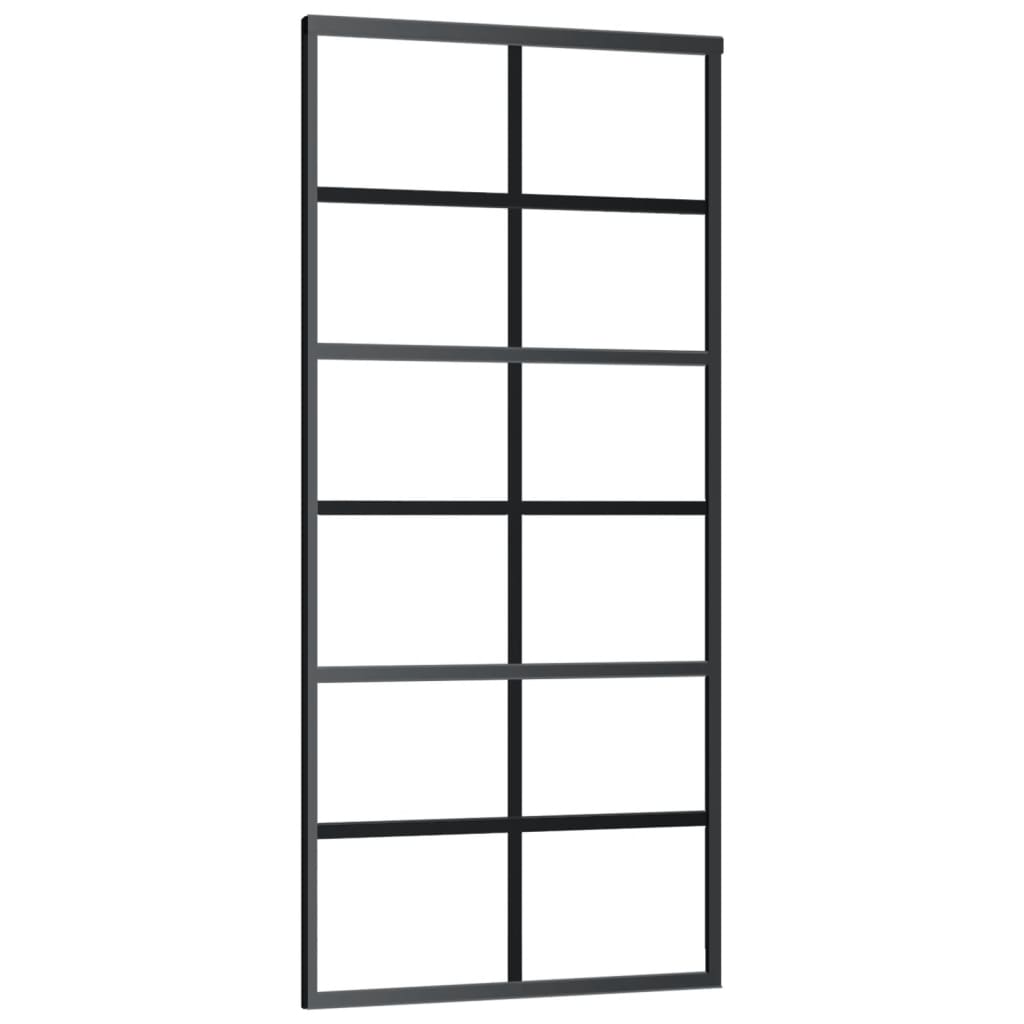 Liukuovi Asennustarvikkeilla Esg Lasi Ja Alumiini 90X205 Cm