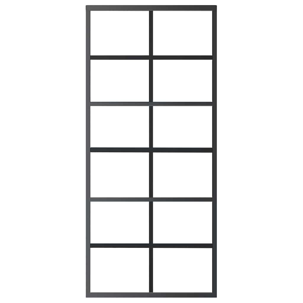 Liukuovi Asennustarvikkeilla Esg Lasi Ja Alumiini 90X205 Cm