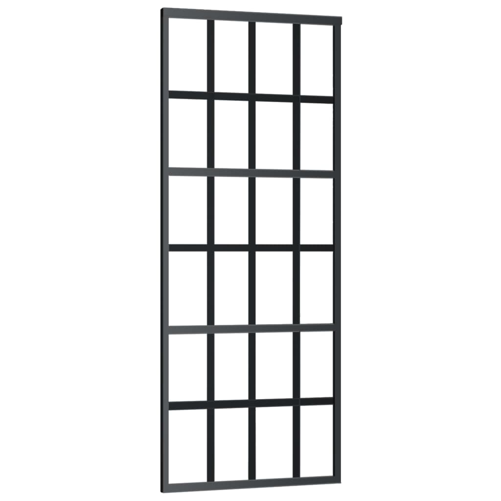 Liukuovi Asennustarvikkeilla Esg Lasi Ja Alumiini 76X205 Cm