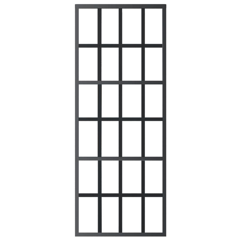 Liukuovi Asennustarvikkeilla Esg Lasi Ja Alumiini 76X205 Cm