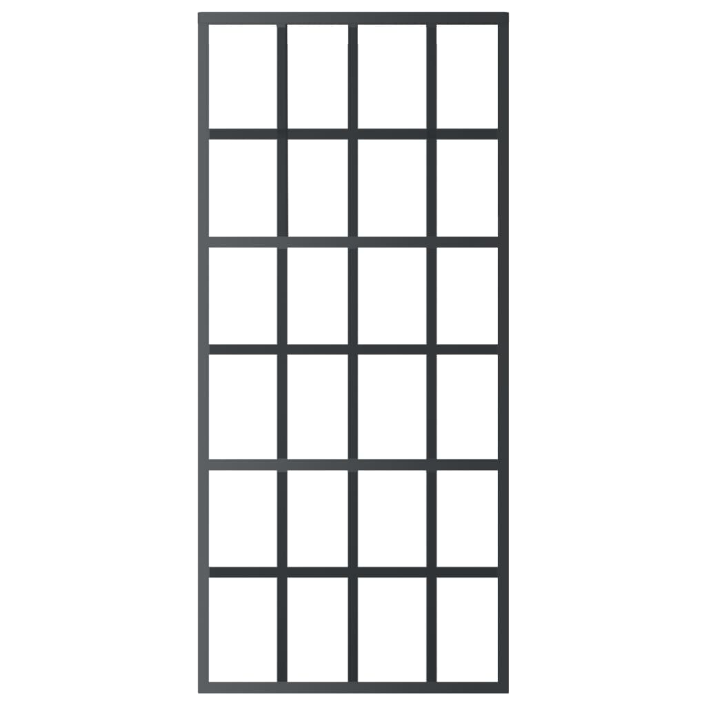 Liukuovi Asennustarvikkeilla Esg Lasi Ja Alumiini 90X205 Cm