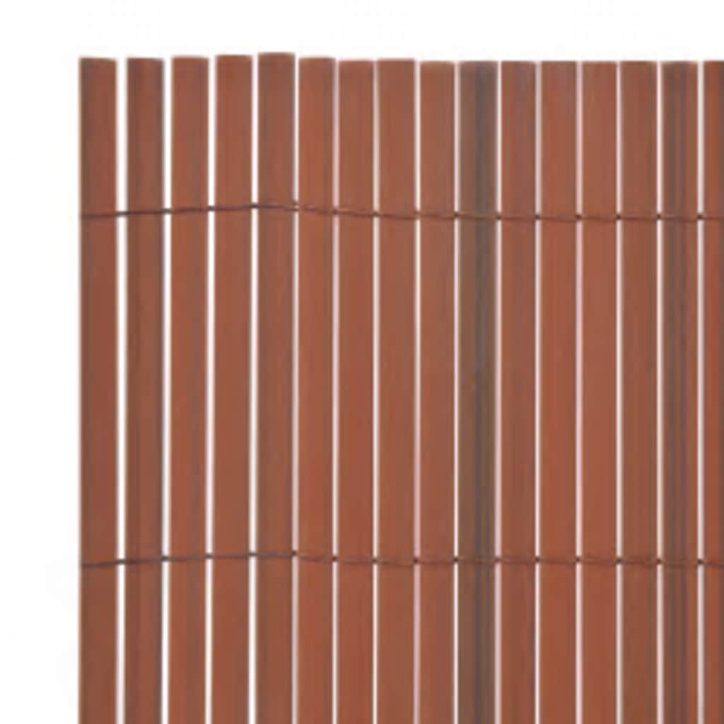 Kaksipuolinen Puutarha-Aita 110X400 Cm Ruskea