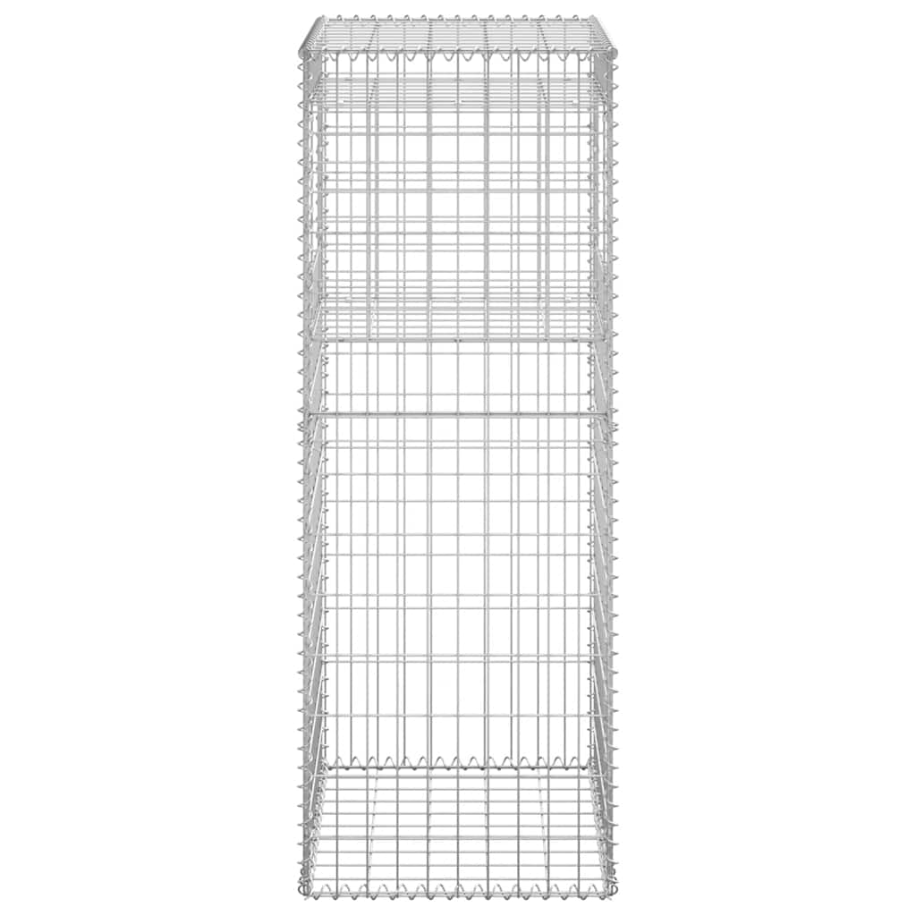Kivikoripylväät 2 Kpl 50X50X140 Cm Rauta