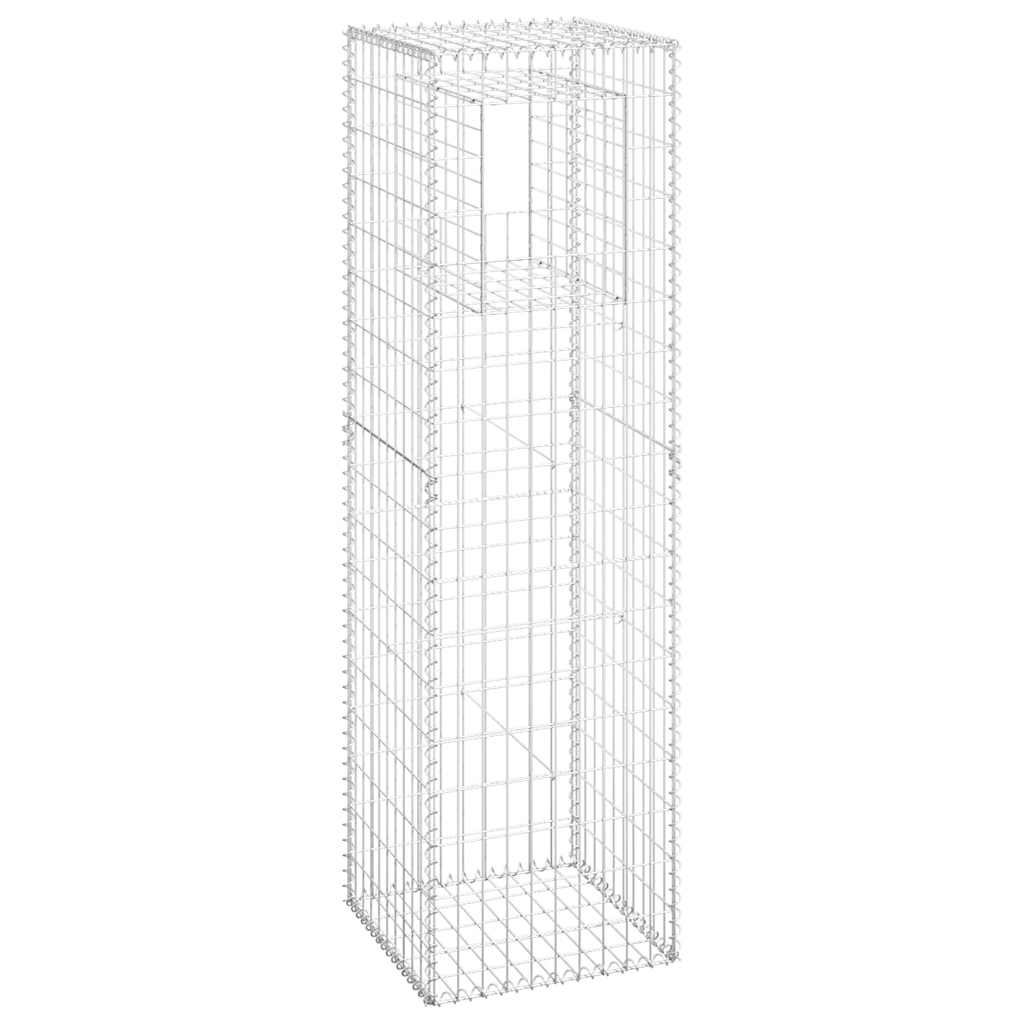 Kivikoripylväät 2 Kpl 50X50X180 Cm Rauta