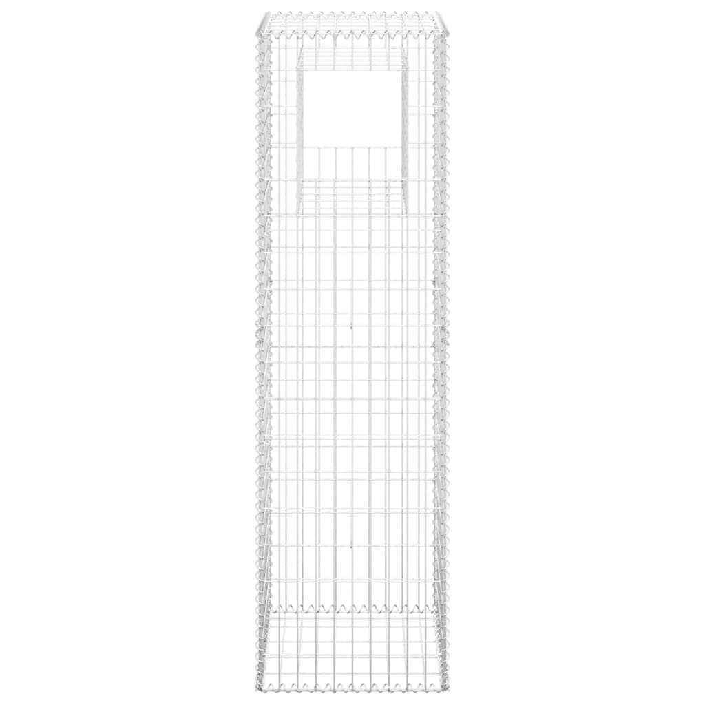 Kivikoripylväät 2 Kpl 50X50X180 Cm Rauta