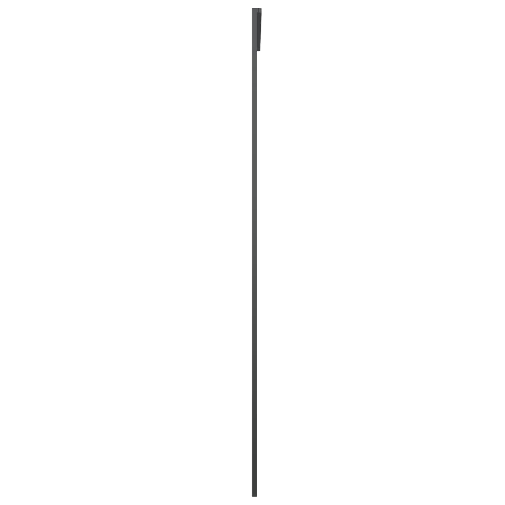 Liukuovi Esg-Lasi Ja Alumiini 90X205 Cm Musta