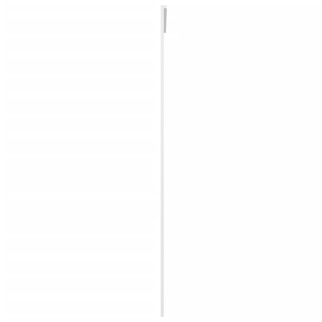 Liukuovi Esg-Lasi Ja Alumiini 90X205 Cm Valkoinen