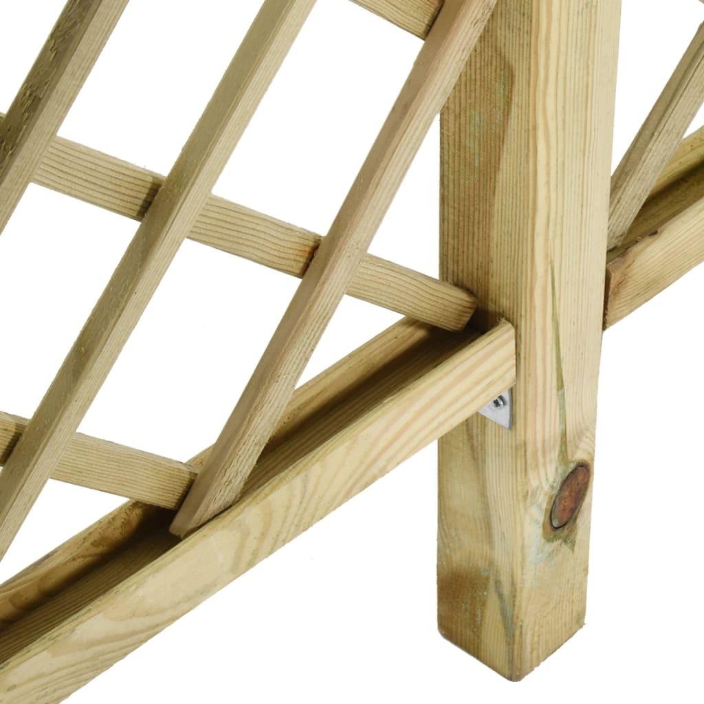 Ristikkoaita Köynnöstuilla 300X50X200 Kyllästetty Mänty
