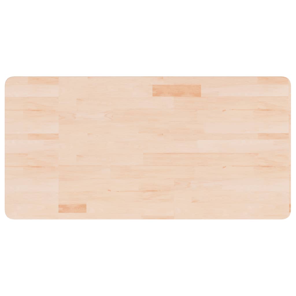 Kylpyhuoneen Työtaso 100X50X2,5 Cm Käsittelemätön Täysi Puu