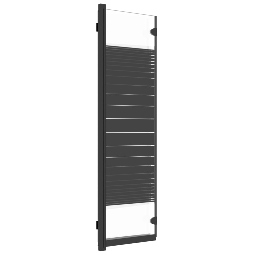 Kokoontaittuva Suihkukaappi 3 Paneelia 130X130 Cm Esg Musta