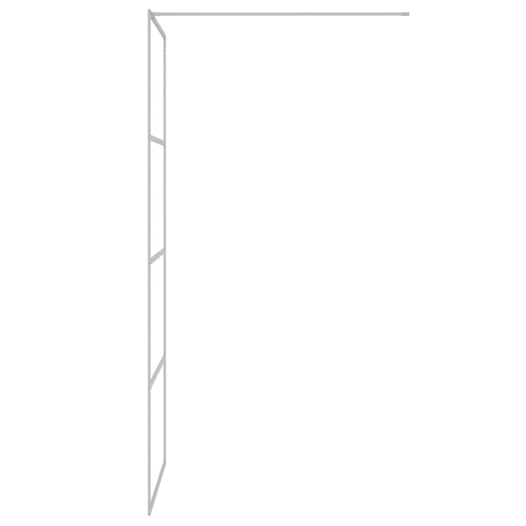 Walk-In Suihkuseinäke Hopea 80X195 Cm Kirkas Esg-Lasi