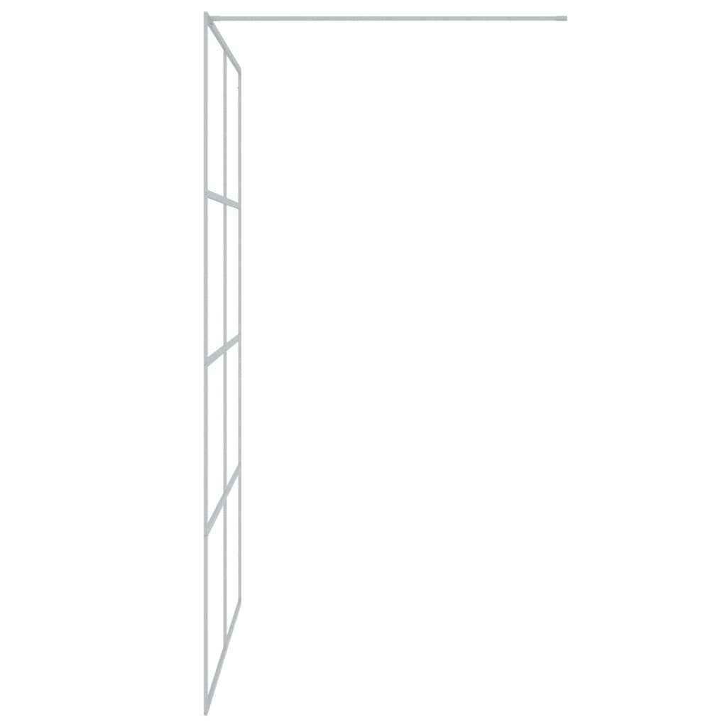 Walk-In Suihkuseinäke Hopea 140X195 Cm Kirkas Esg-Lasi