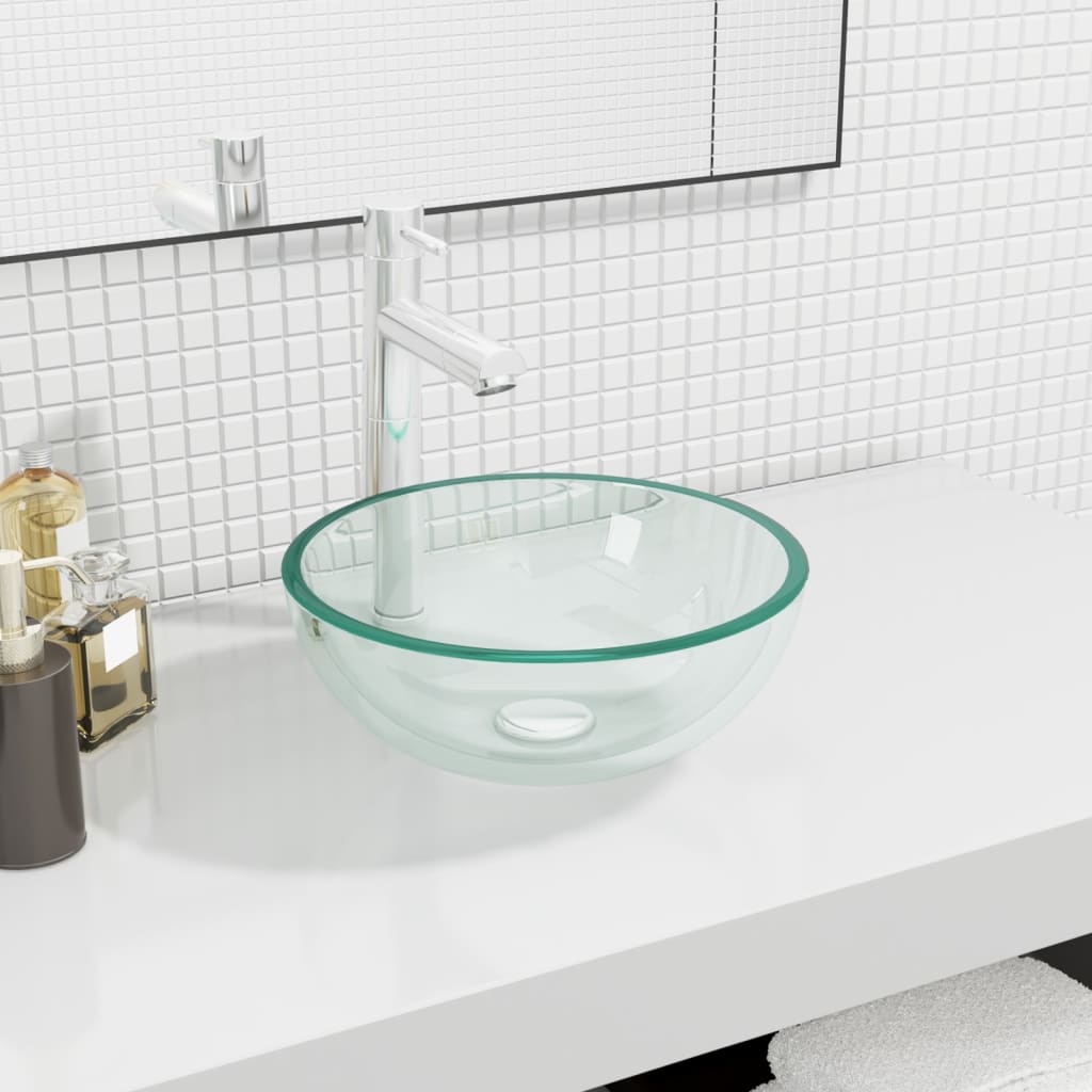 Pesuallas Karkaistu Lasi 30X12 Cm Läpikuultava