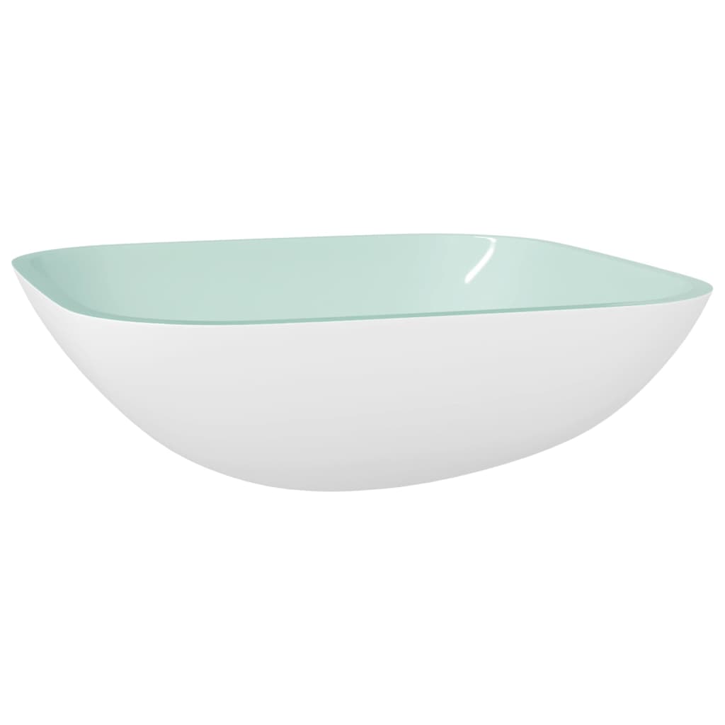 Pesuallas Lasi 42X42X14 Cm Valkoinen