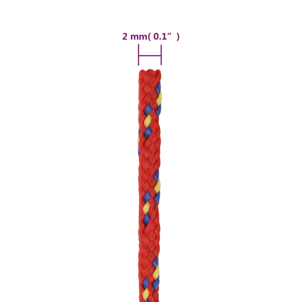 Veneköysi Punainen 2 Mm 100 M Polypropeeni