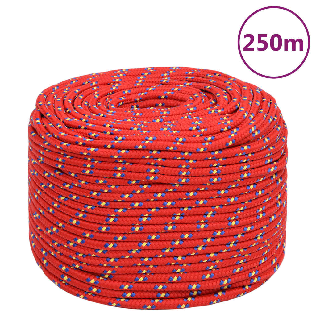 Veneköysi Punainen 6 Mm 250 M Polypropeeni