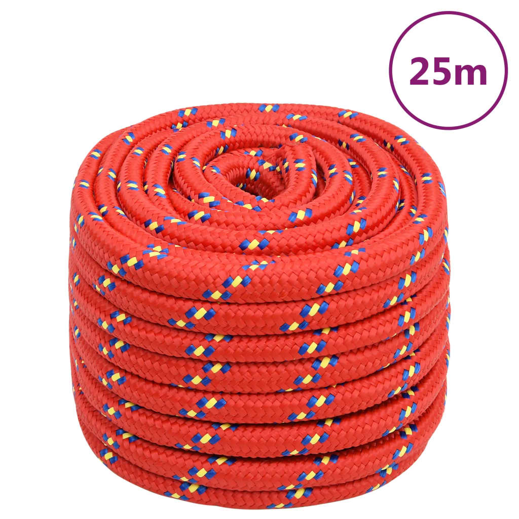 Veneköysi Punainen 20 Mm 25 M Polypropeeni