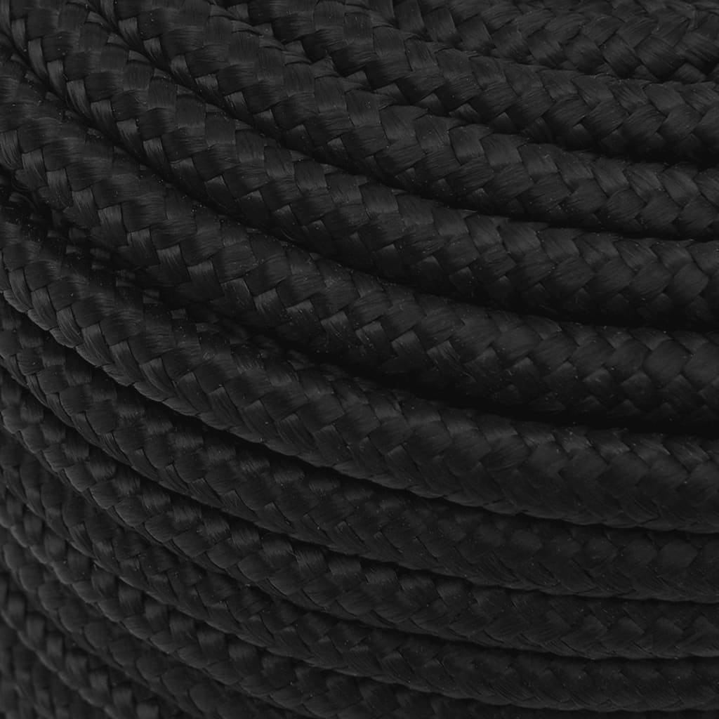 Veneköysi Täysmusta 12 Mm 100 M Polypropeeni