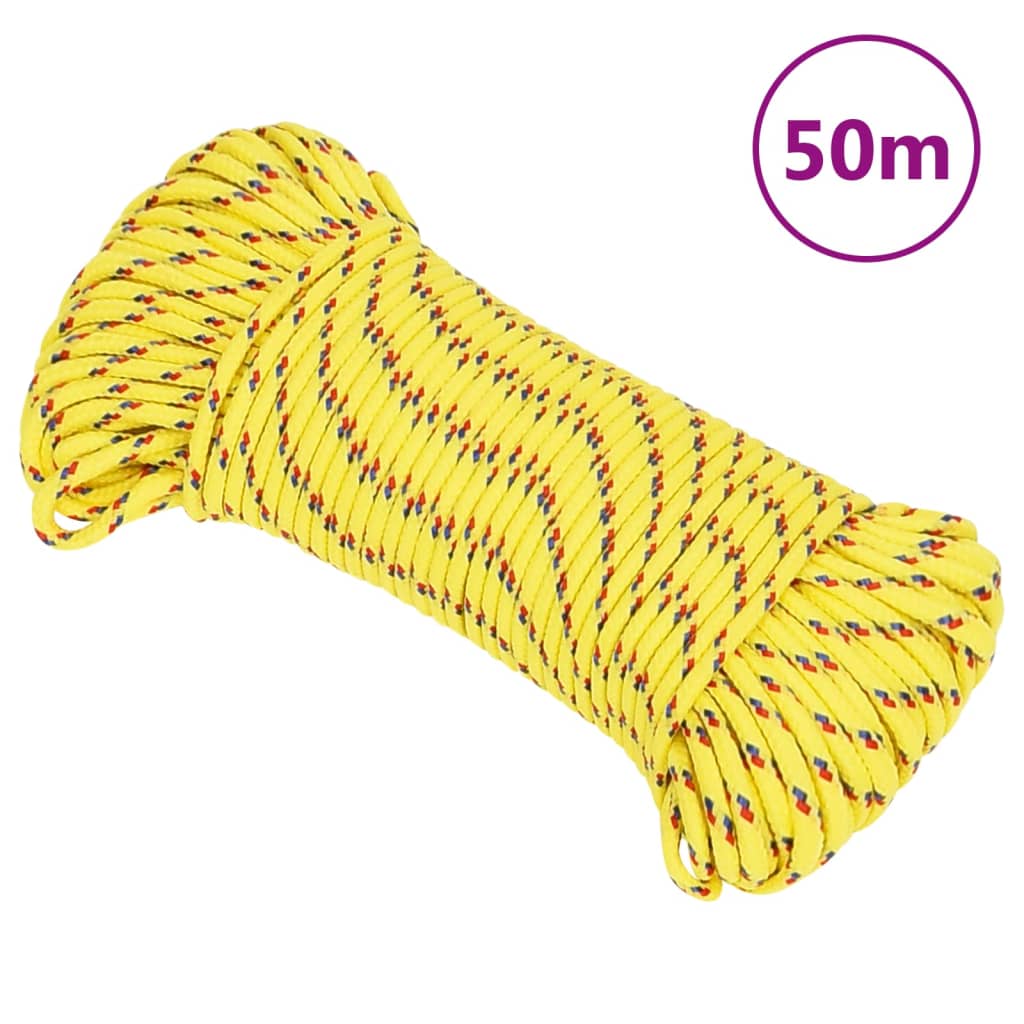 Veneköysi Keltainen 5 Mm 50 M Polypropeeni