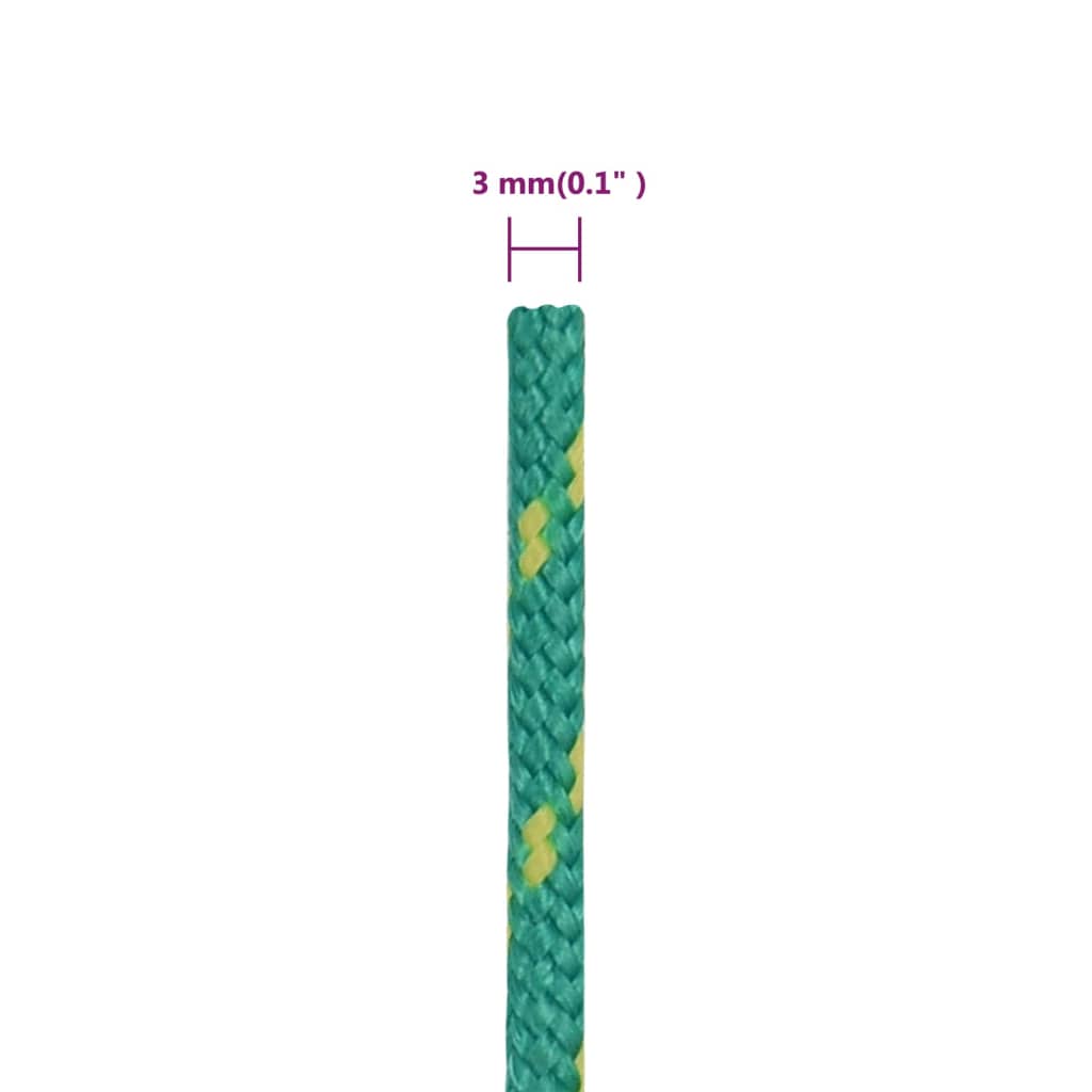 Veneköysi Vihreä 3 Mm 500 M Polypropeeni