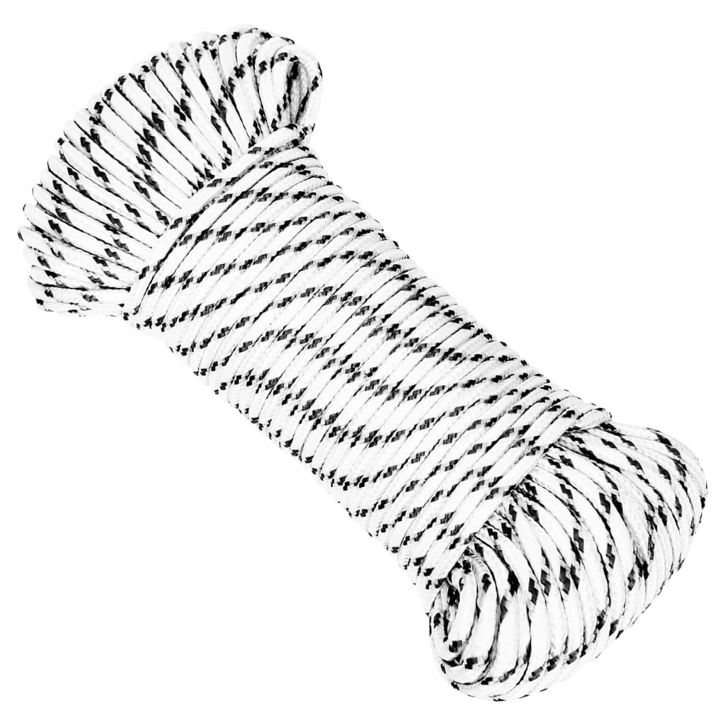 Punottu Veneköysi Valkoinen 3 Mm X 500 M Polyesteri