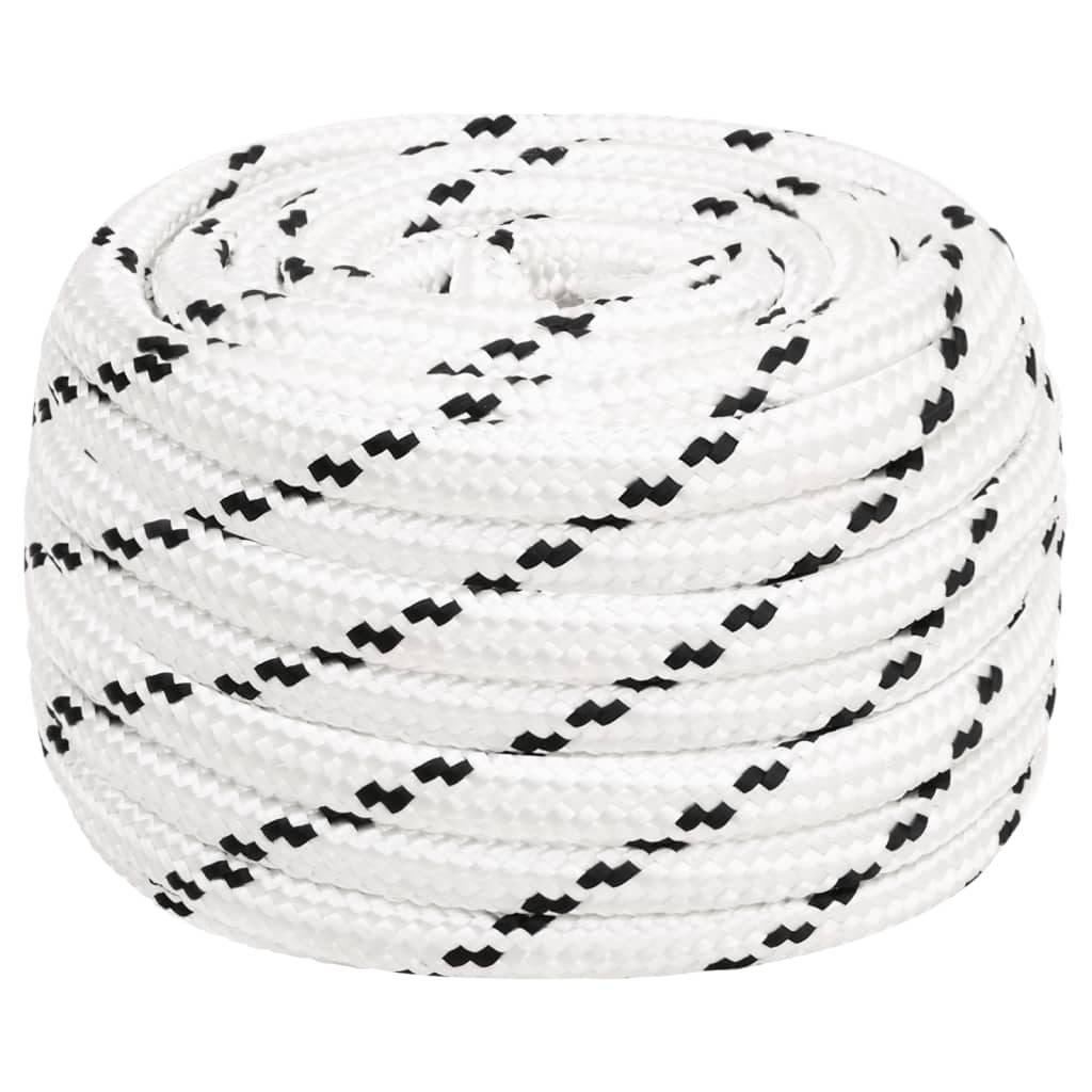 Työköysi Valkoinen 16 Mm 100 M Polyesteri