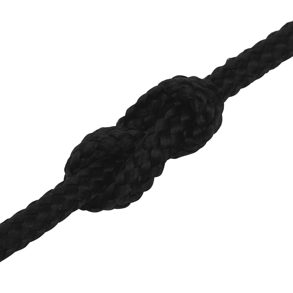 Työköysi Musta 2 Mm 50 M Polyesteri