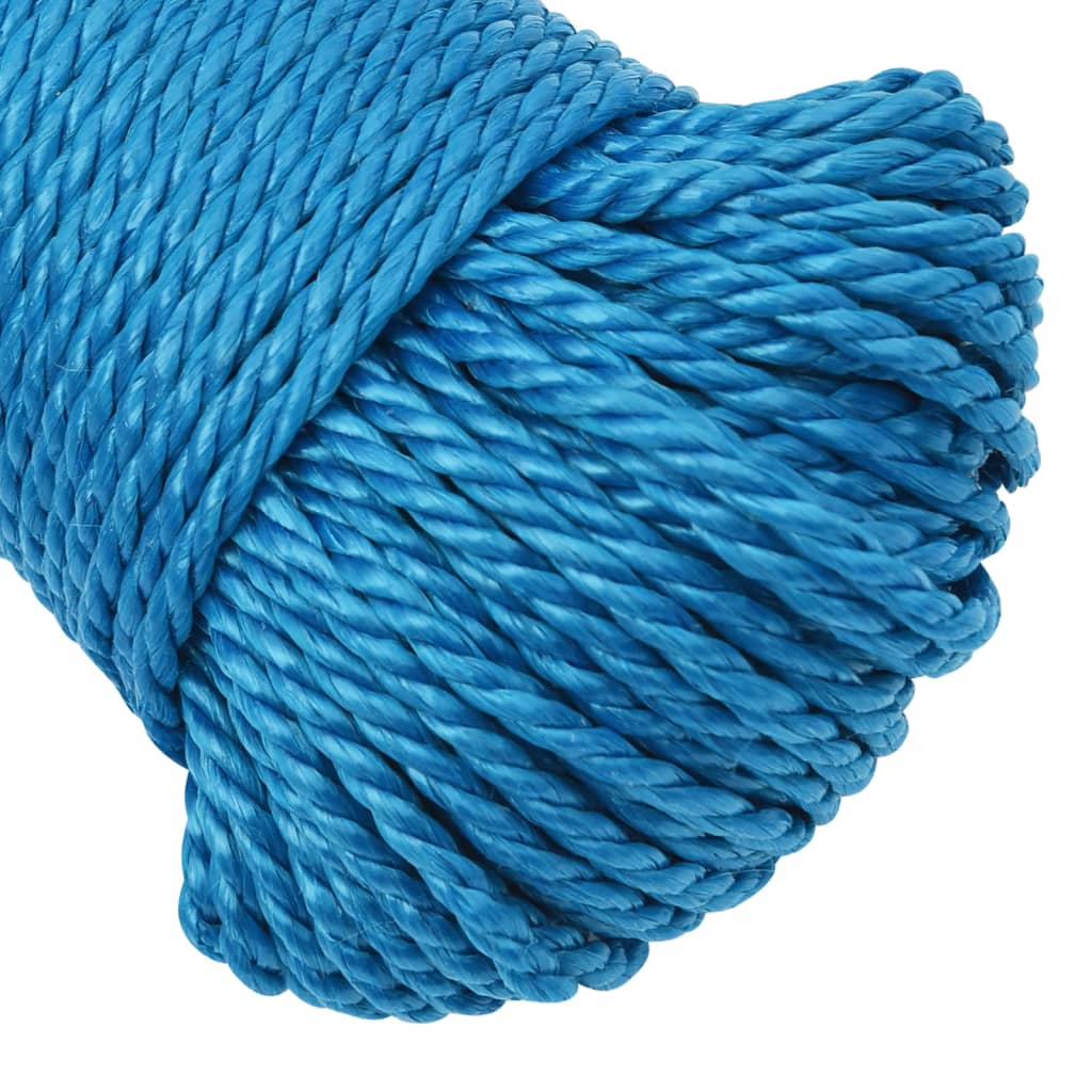 Työköysi Sininen 6 Mm 250 M Polypropeeni