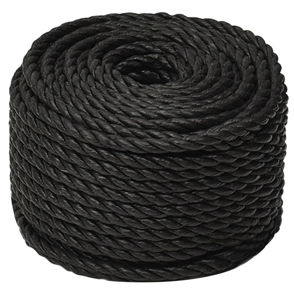 Työköysi Musta 10 Mm 25 M Polypropeeni