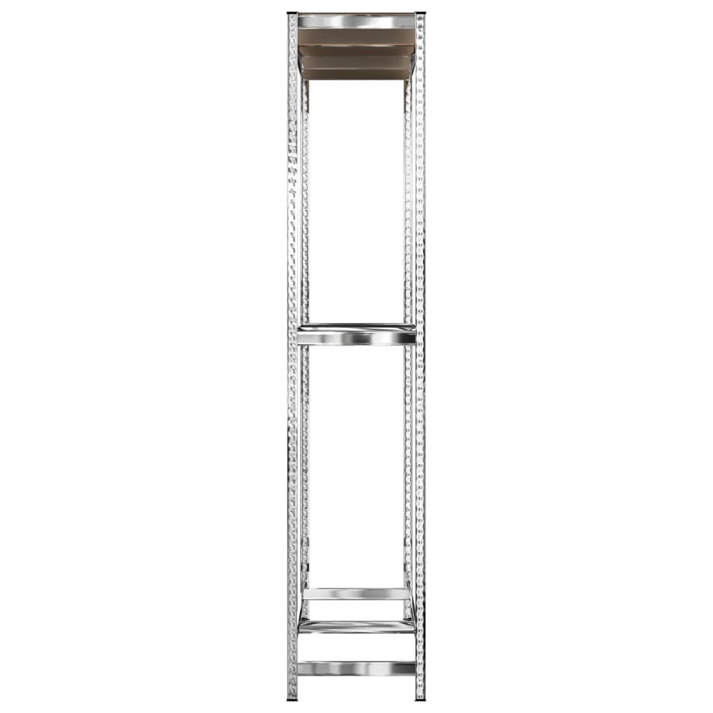 2-Tasoinen Rengasteline 2 Kpl Hopea 110X40X180 Cm Teräs