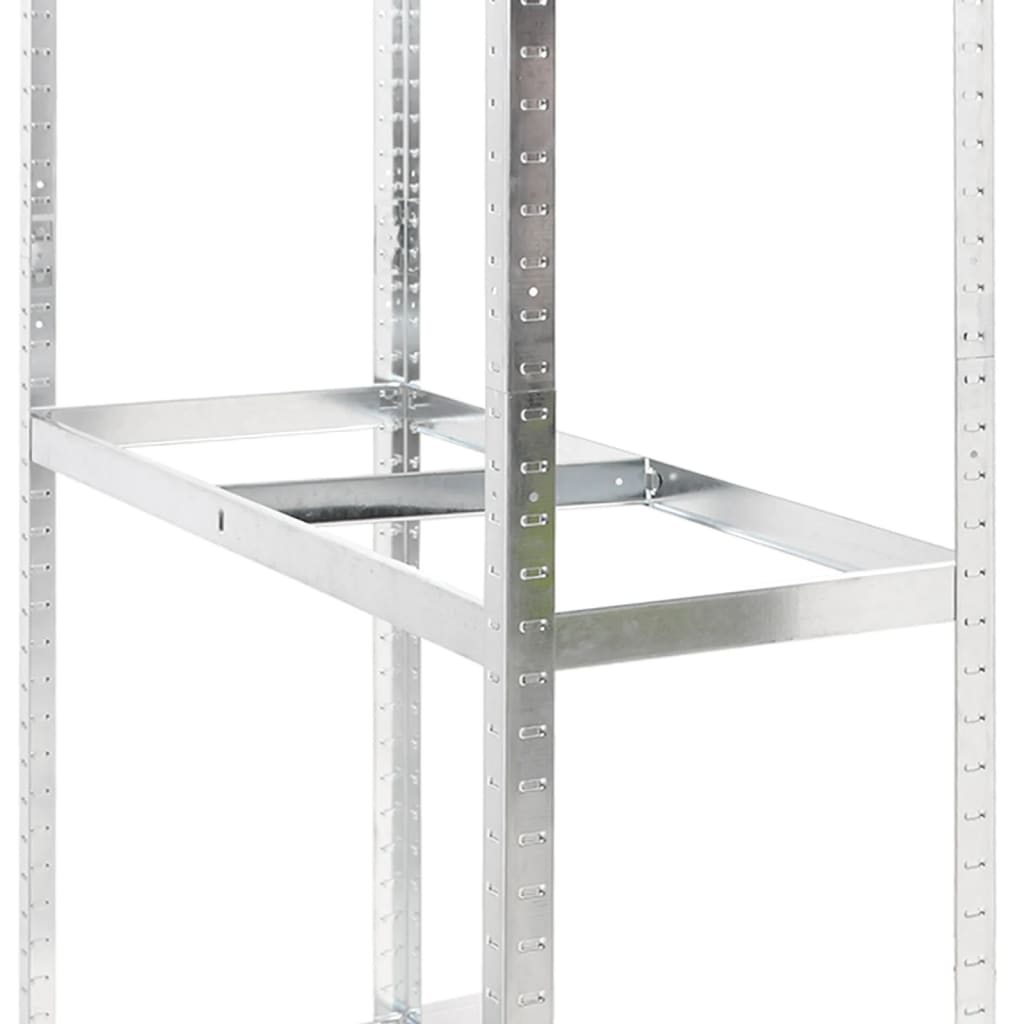 2-Tasoinen Rengasteline 2 Kpl Hopea 110X40X180 Cm Teräs