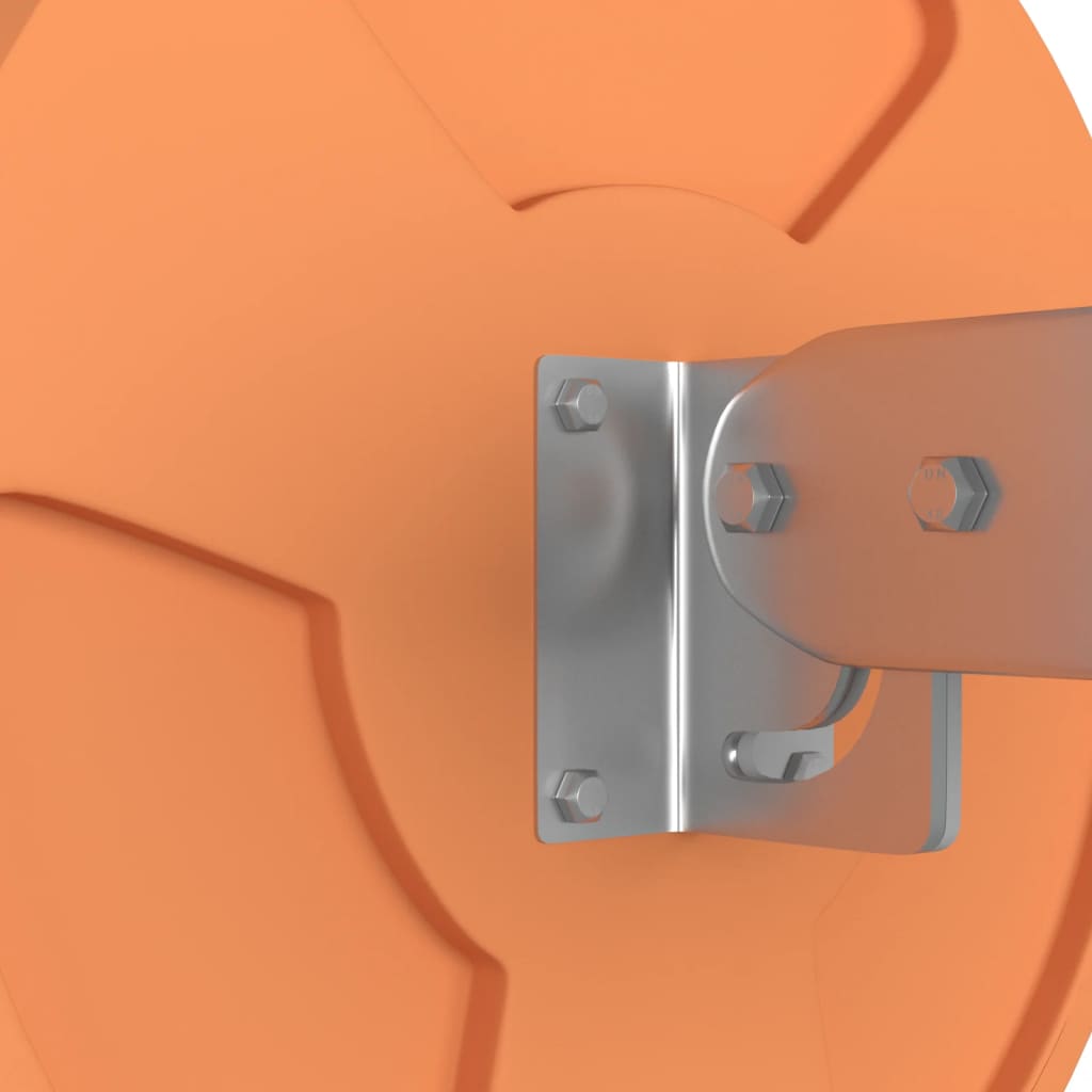 Ulkokäyttöön Tarkoitettu Kupera Liikennepeili Oranssi Ø30 Cm Polykarbonaatti