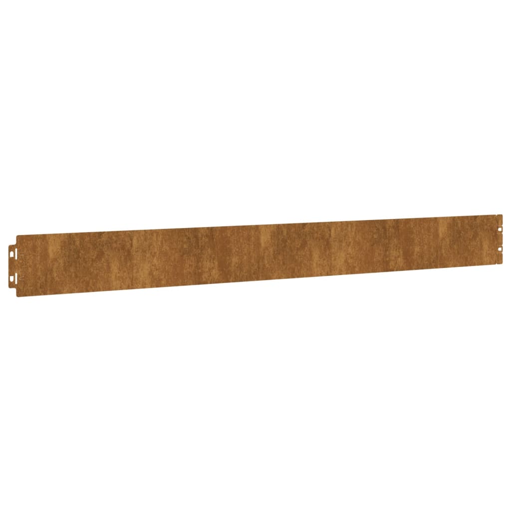 Nurmikonreunukset 10 Kpl 10X103 Cm Joustava Corten-Teräs