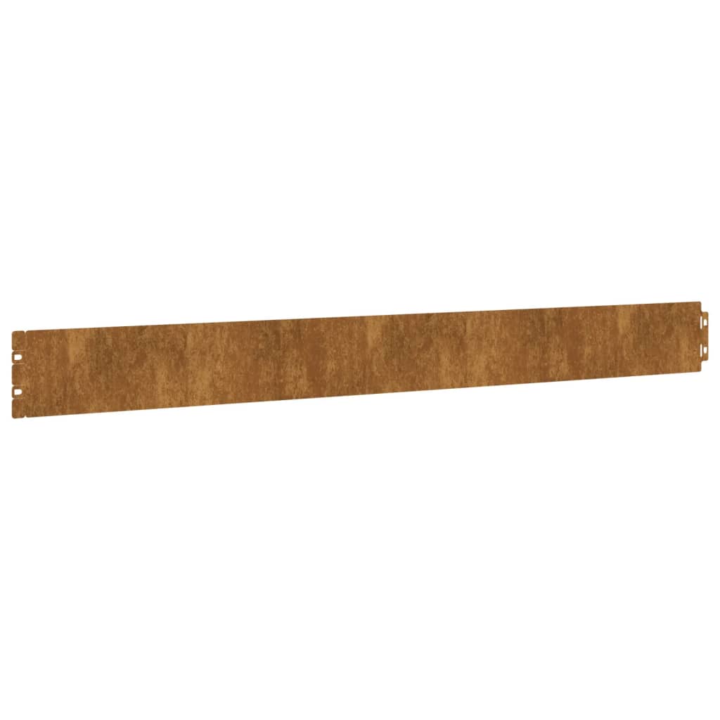 Nurmikonreunukset 50 Kpl 10X103 Cm Joustava Corten-Teräs