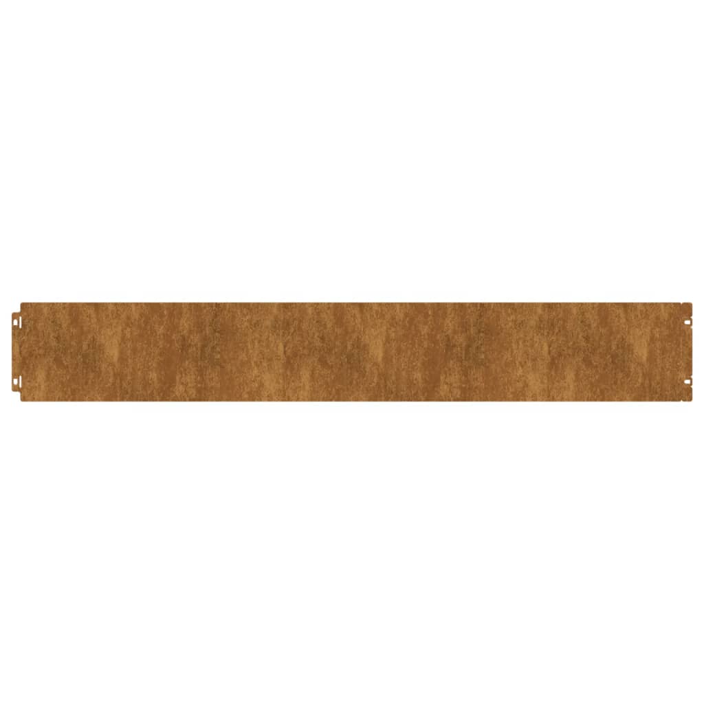 Nurmikonreunukset 10 Kpl 15X103 Cm Joustava Corten-Teräs