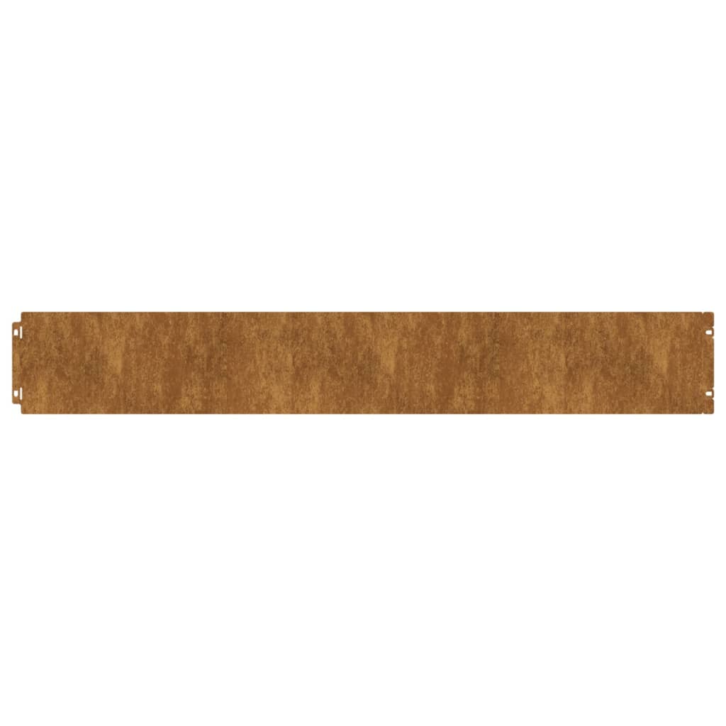 Nurmikonreunukset 50 Kpl 15X103 Cm Joustava Corten-Teräs