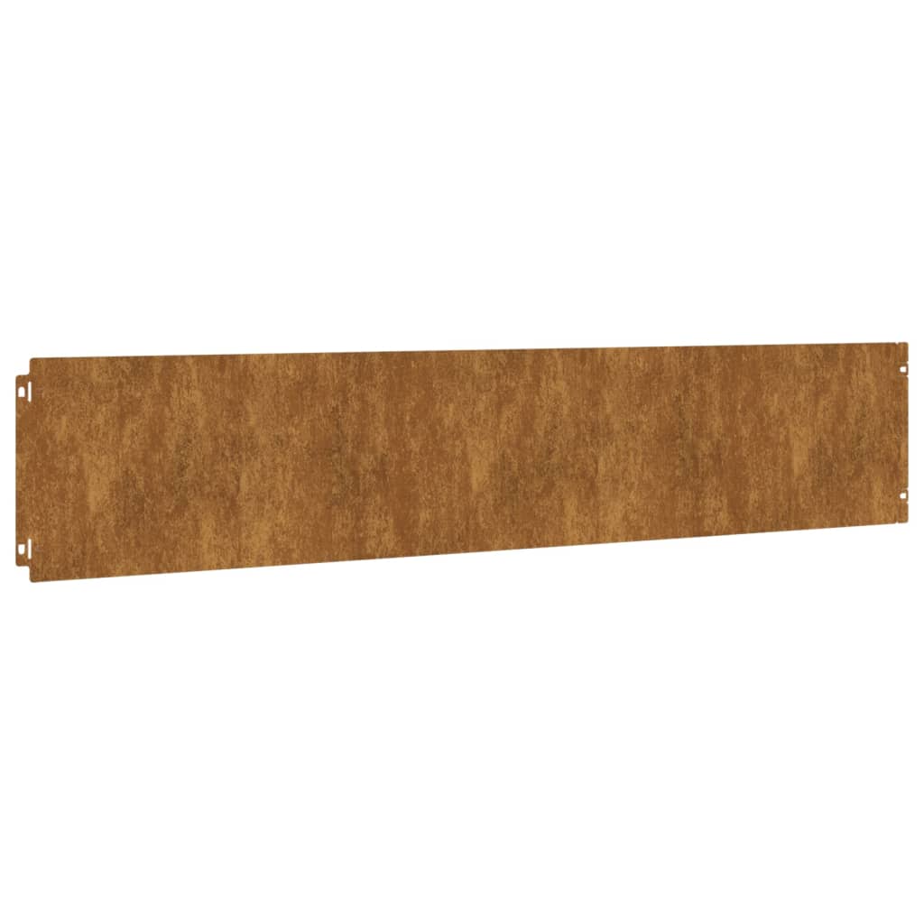 Nurmikonreunukset 10 Kpl 20X103 Cm Joustava Corten-Teräs