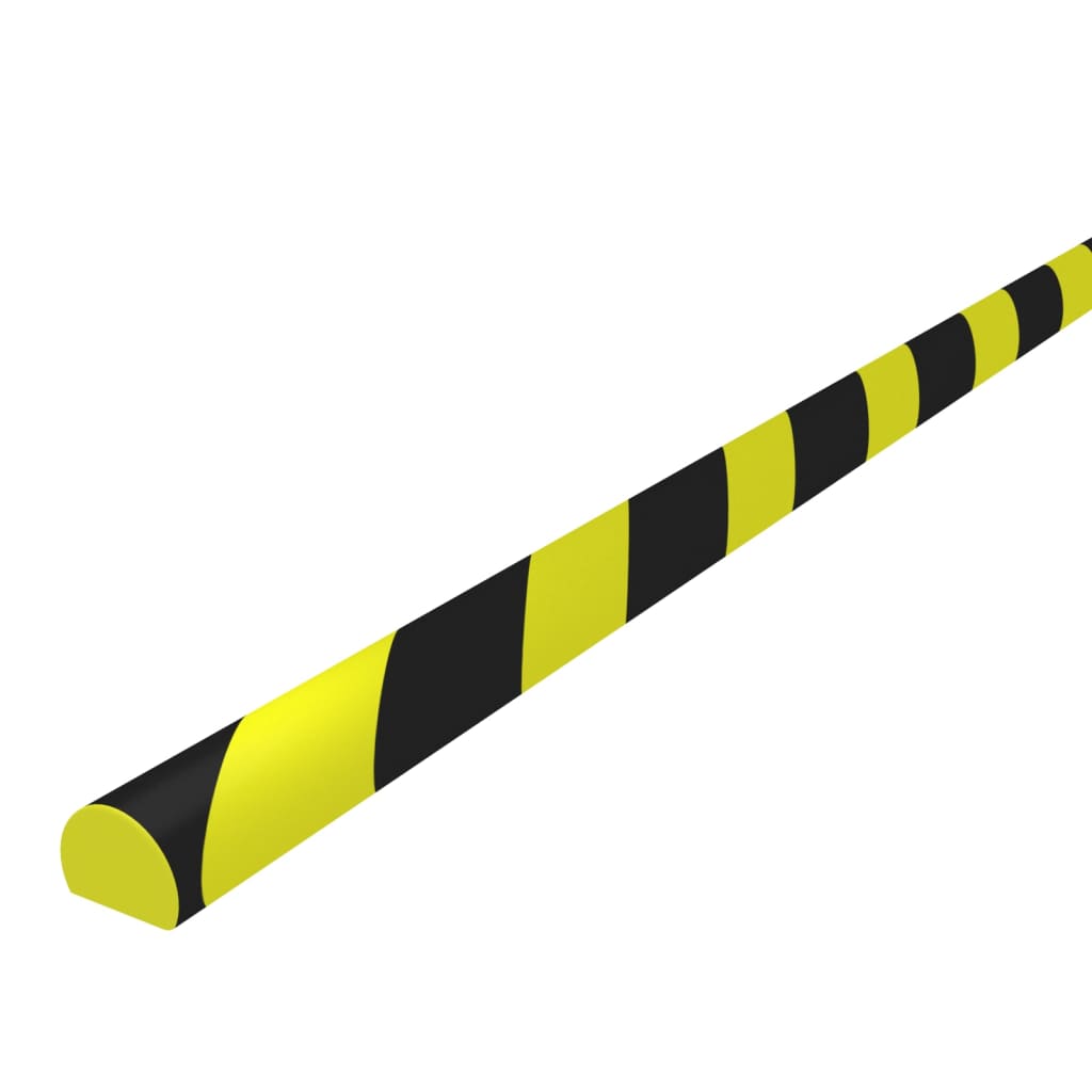 Kulmasuoja Keltainen Ja Musta 4X3X100 Cm Pu