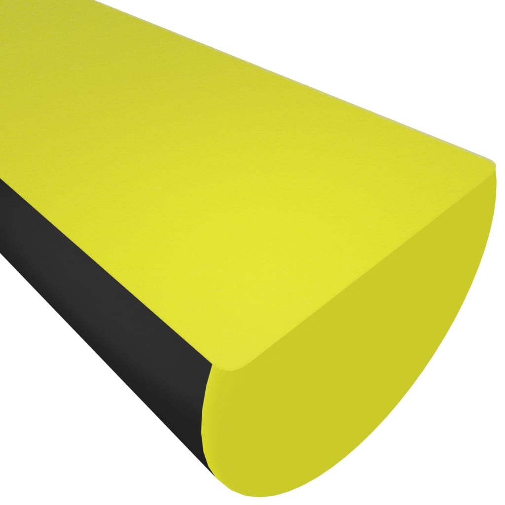 Kulmasuoja Keltainen Ja Musta 4X3X100 Cm Pu