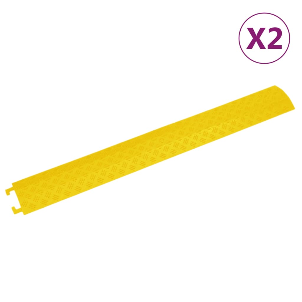 Kaapelisuojarampit 2 Kpl 98,5 Cm Keltainen