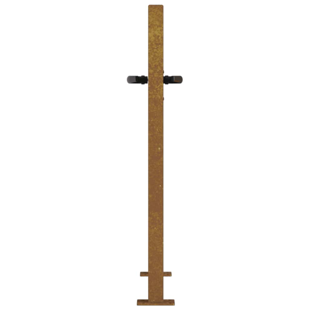 Puutarhaportti 100X75 Cm Corten-Teräs
