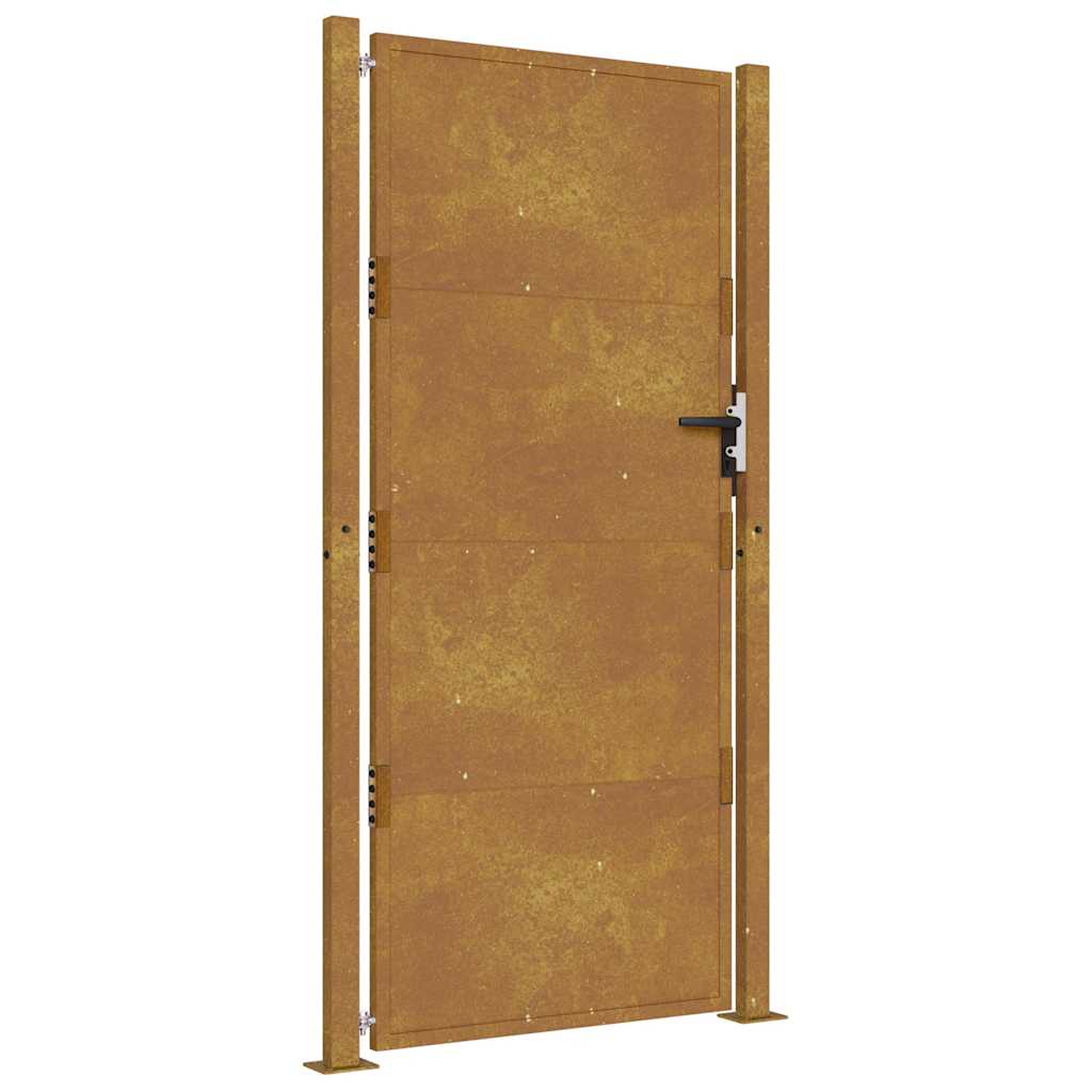 Puutarhaportti 100X200 Cm Corten-Teräs