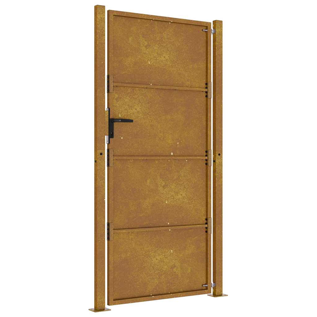 Puutarhaportti 100X200 Cm Corten-Teräs