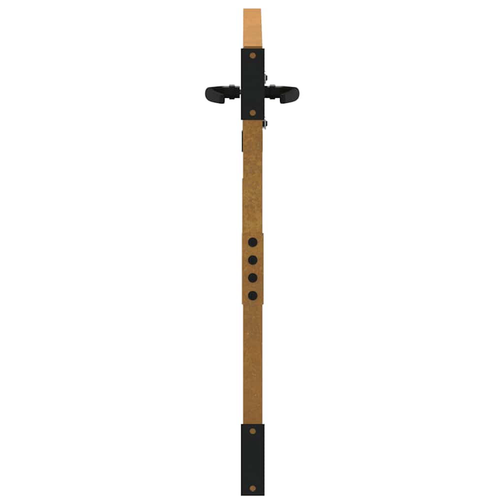 Puutarhaportti 85X100 Cm Corten-Teräs Ruohokuvio