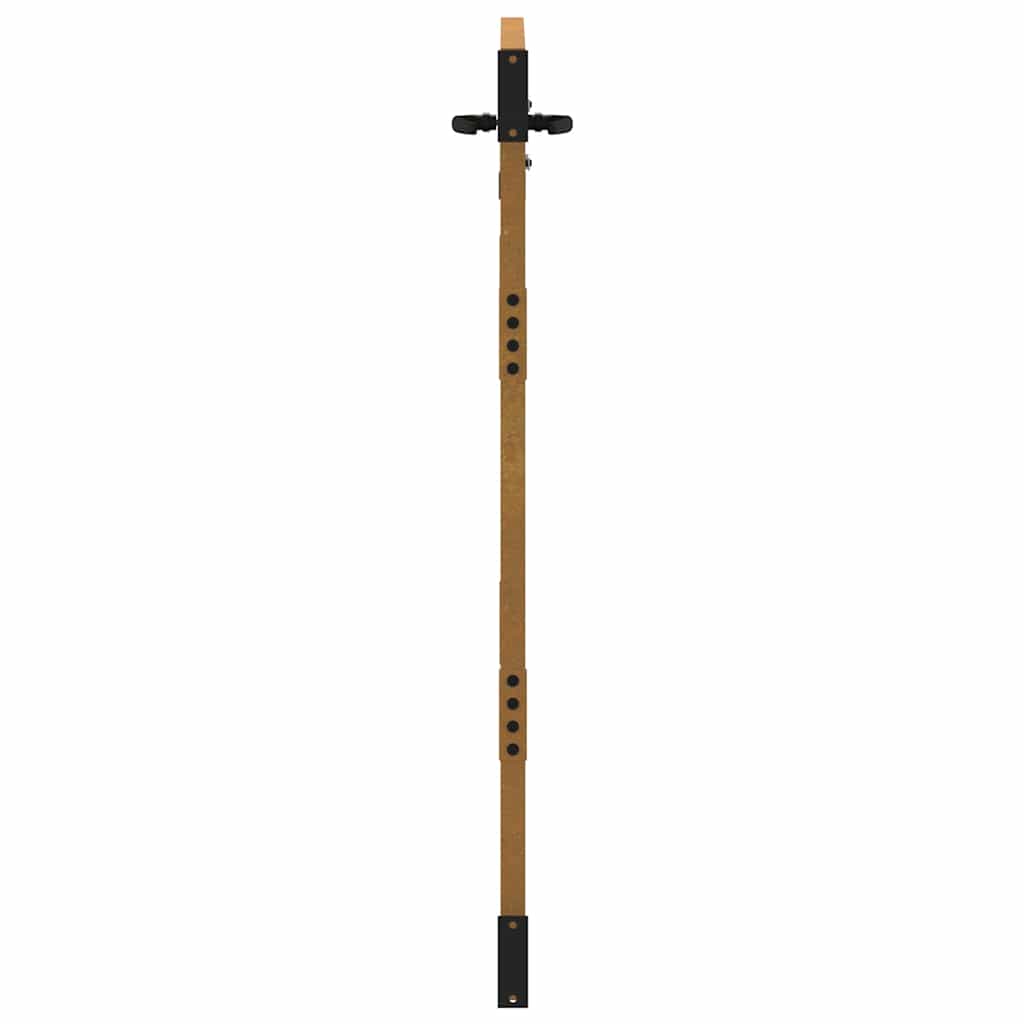 Puutarhaportti 85X150 Cm Corten-Teräs Ruohokuvio